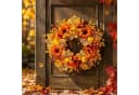 Sorvyzxn Dekokranz Herbst Orange-Rot 45 cm Bild 4