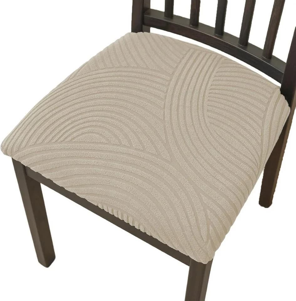Diwzbyn Stuhlhusse 4 Stück Beige Wasserdicht - Bild 2