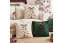 Sorvyzxn Kissenbezug 2er-Set 3D-Jacquard Weihnachtsbaum Grün Bild 3