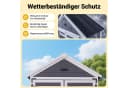 HOMAVO Gerätehaus Gartenschrank Kiefernholz Satteldach mit 2 Böden Bild 4