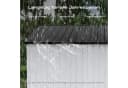 HOMAVO Gerätehaus mit Pultdach Metall Gartenhaus Bild 1