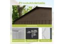 HOMAVO Gerätehaus mit Pultdach Metall Gartenhaus Bild 1