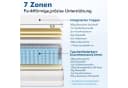 CHICASA Taschenfederkernmatratze 7 Zonen Wendbar H3 H4 Bild 3