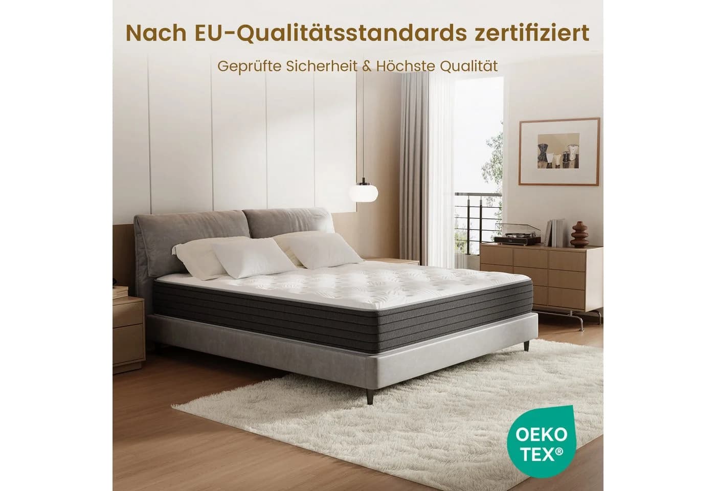 HOMAVO Taschenfederkernmatratze 7-Zonen H3 22 cm - Bild 4