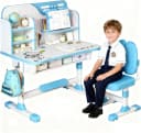 Rutaqian Kinderschreibtisch Kinderschreibtischstuhl Set für Kinder, höhenverstellbar 105 und 111 cm Bild 2