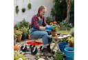 Rutaqian Rollsitz Fahrbarer Gartensitz mit Stauraum, Höhenverstellbar 51-61cm Bild 1
