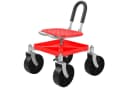 Rutaqian Rollsitz Fahrbarer Gartensitz mit Stauraum, Höhenverstellbar 51-61cm Bild 2