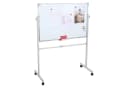 Rutaqian Mobiles Whiteboard Höhenverstellbar Weiß mit Rollen Bild 2