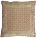 Ruwado Kissenbezug Handgefertigt Banarasi Seide Beige-Gold Bild 2