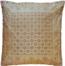 Ruwado Kissenbezug Handgefertigt Banarasi Seide Beige-Gold Bild 3