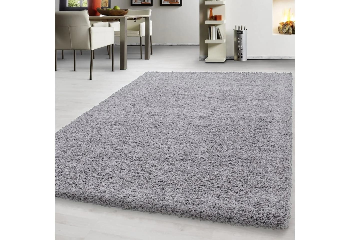 Teppium Shaggy Teppich Einfarbig 30 mm Hochflor