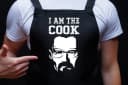 Youth Designz Grillschürze I AM THE COOK Schwarz Lustiger Spruch Bild 3