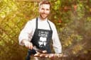 Youth Designz Grillschürze I AM THE COOK Schwarz Lustiger Spruch Bild 5