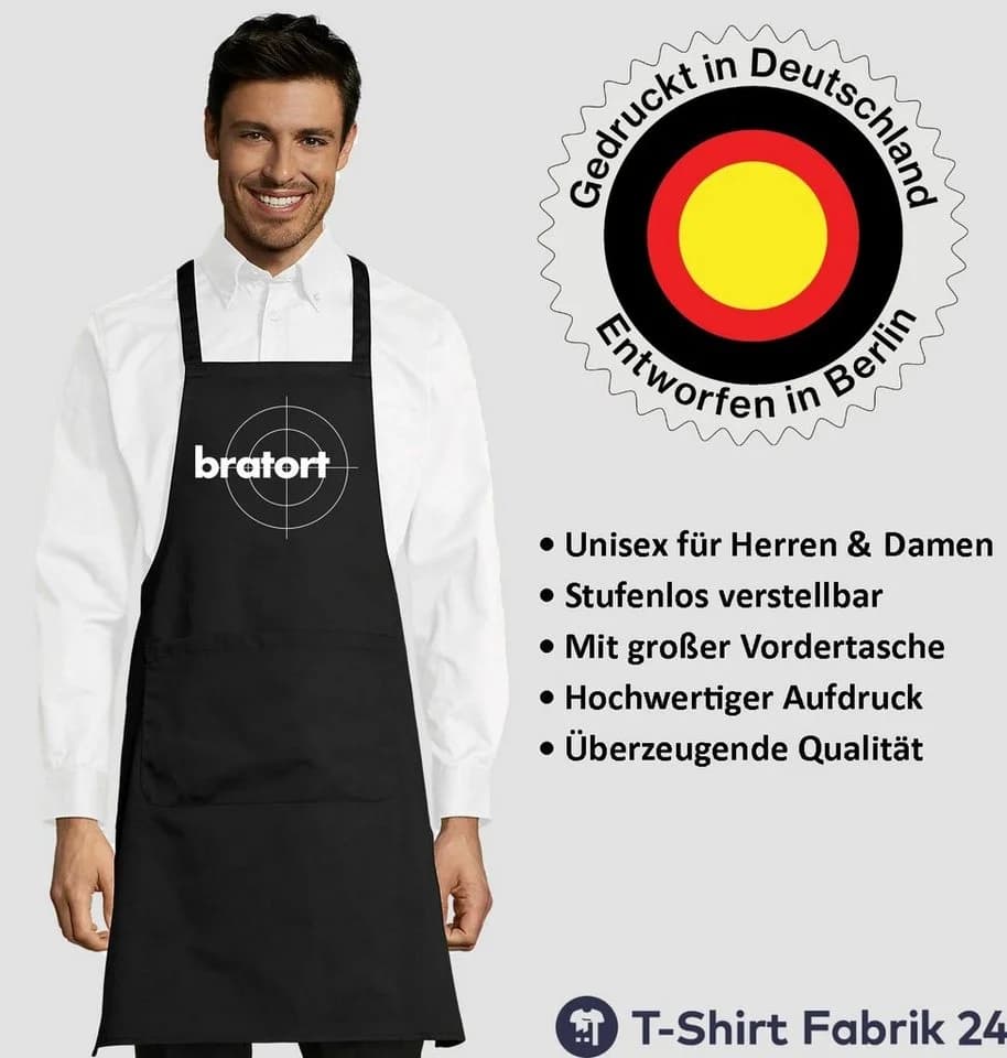 Youth Designz Grillschürze für Männer mit lustigem Spruch und Logo Print - Bild 4
