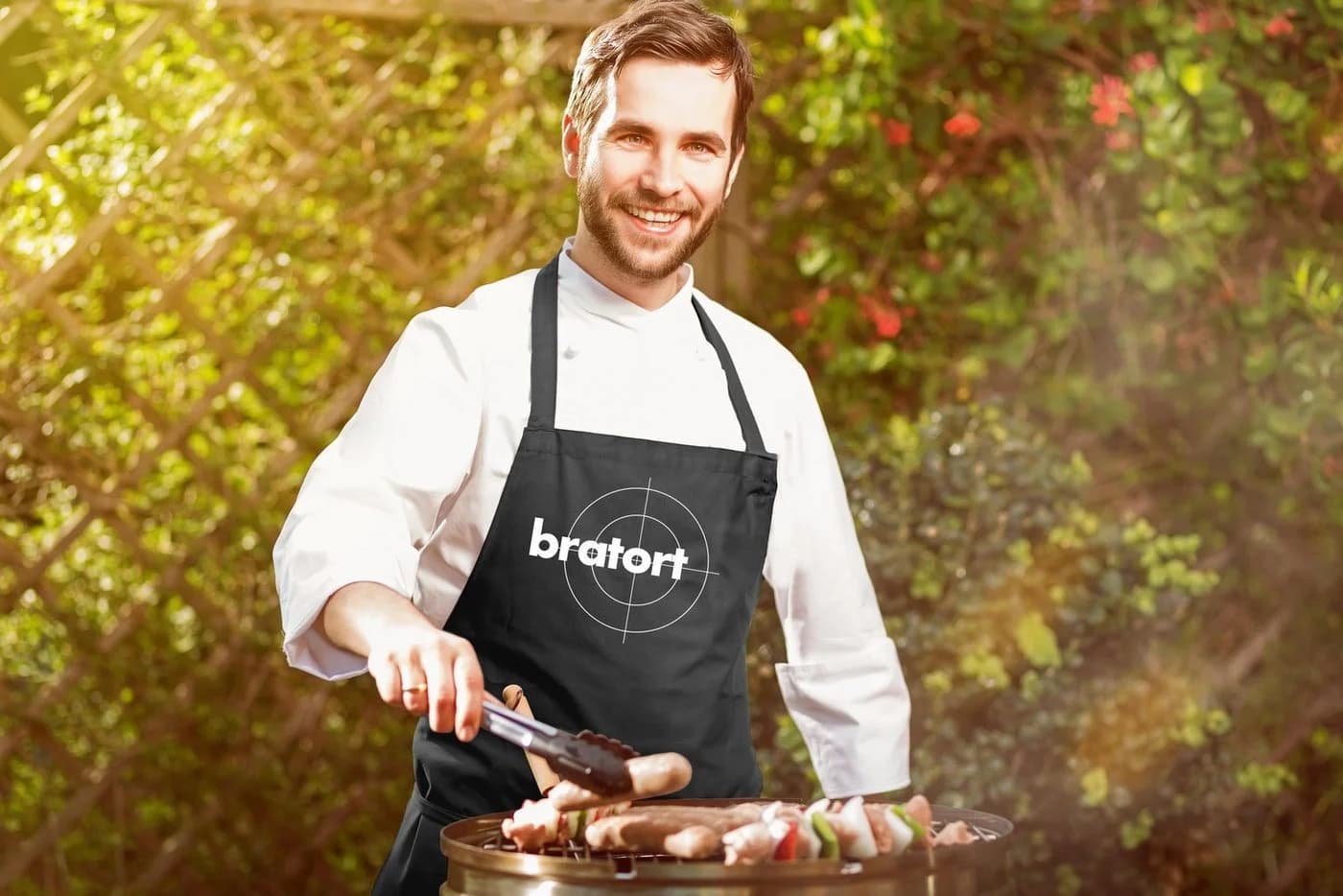 Youth Designz Grillschürze für Männer mit lustigem Spruch und Logo Print - Bild 5