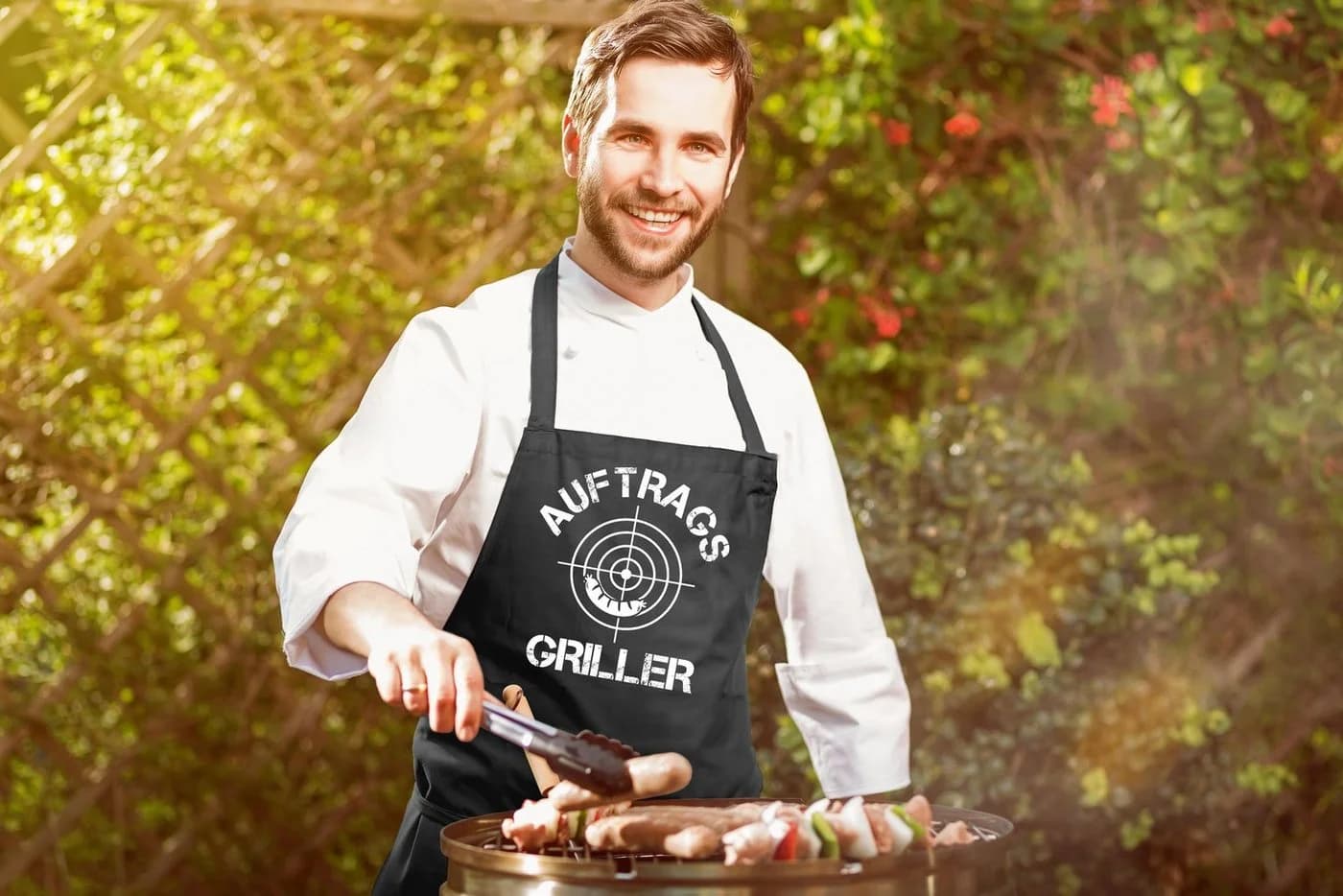 Youth Designz Grillschürze für Männer mit lustigem Spruch & Logo Aufdruck - Bild 5