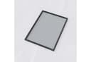 AQUALAVOS Wandspiegel Schwarz Metall Badezimmer Spiegel Badspiegel Hängespiegel, Aluminiumrahmen, Industrie Design Bild 5