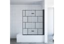 AQUALAVOS Badewannenaufsatz 120 cm Nano Glas Duschtrennwand Bild 2
