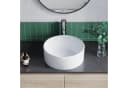 AQUALAVOS Aufsatzwaschbecken Keramik Weiß Modern Bild 2