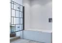 AQUABATOS Badewannenaufsatz 120x140cm Faltbar Sicherheitsglas Nano Beschichtung Bild 1