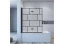 AQUABATOS Badewannenaufsatz 120x140cm Faltbar Sicherheitsglas Nano Beschichtung Bild 2