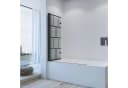 AQUABATOS Badewannenaufsatz 120x140cm Faltbar Sicherheitsglas Nano Beschichtung Bild 3