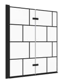AQUABATOS Badewannenaufsatz 120x140cm Faltbar Sicherheitsglas Nano Beschichtung Bild 5
