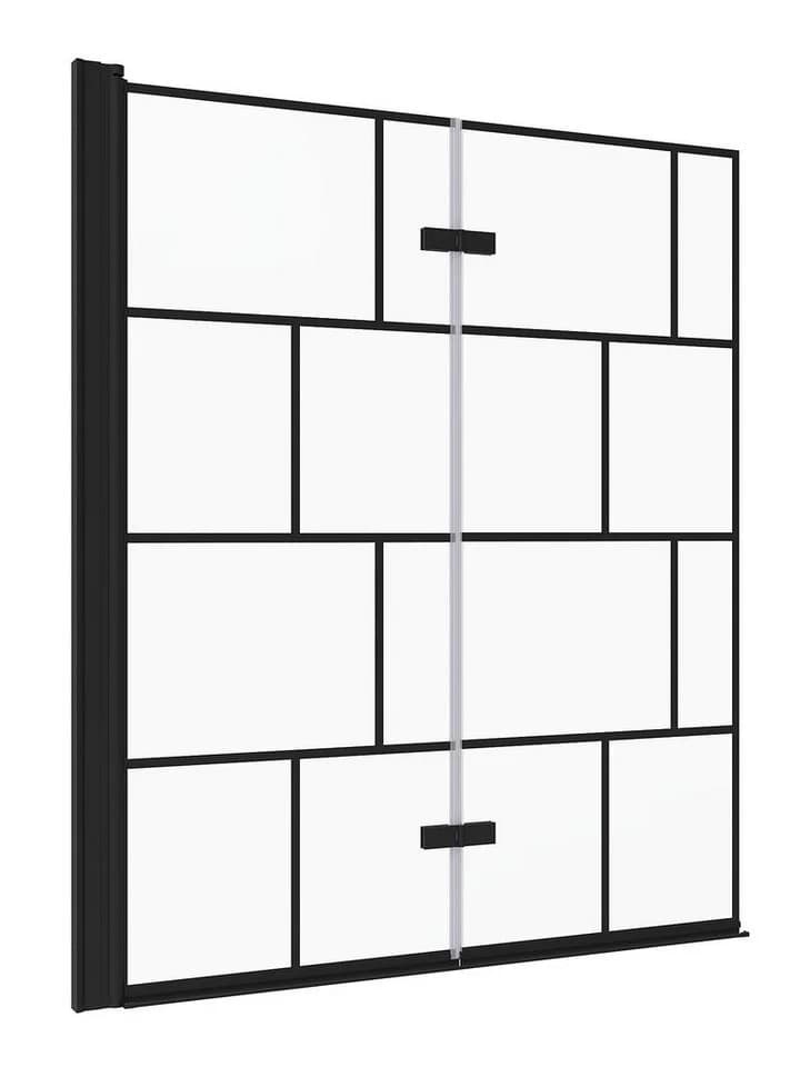 AQUABATOS Badewannenaufsatz 120x140cm Faltbar Sicherheitsglas Nano Beschichtung - Bild 5