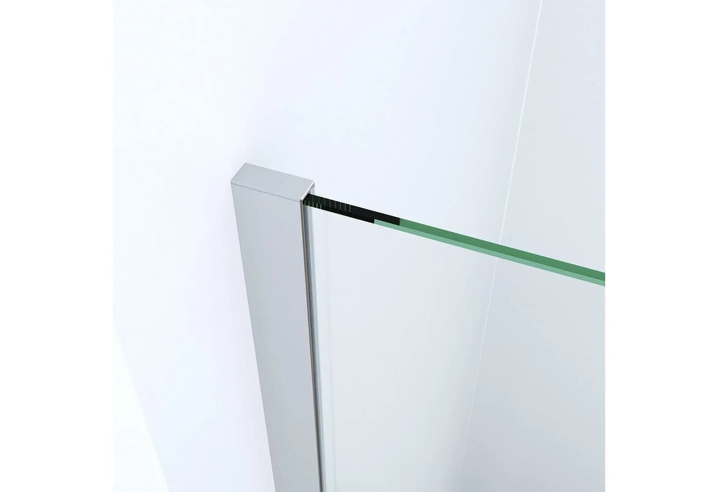 AQUABATOS Duschwand Walk-In rahmenlos Klarglas 80x200 - Bild 4