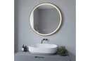 AQUABATOS LED Badspiegel Rund mit Anti-Fog & Touch-Schalter Bild 3