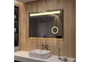 AQUABATOS LED-Lichtspiegel 100x70 cm mit 3-fach Vergrößerung und Dimmbarer Beleuchtung Bild 1