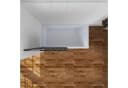 AQUABATOS Badewannenaufsatz Eck Glas Duschwand Schwarz Matt Bild 5