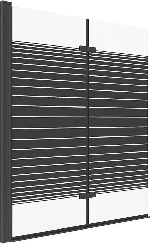 AQUABATOS Badewannenaufsatz Eck Glas Duschwand 120x140 cm - Bild 4