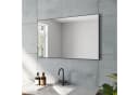 AQUABATOS Wandspiegel Bad Spiegel Schwarz Aluminiumrahmen Modern Bild 1