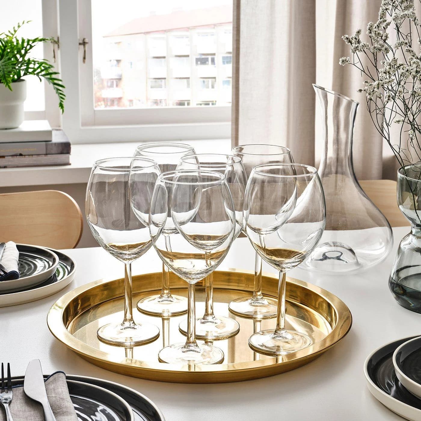 IKEA SVALKA Weinglas Transparent Kelchform