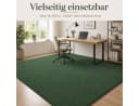 Lochas Designteppich Uni Schwarz – Weich, rutschfest & waschbar Bild 1
