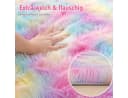 Lochas Hochflor-Teppich Shaggy Tie-Dye Design Rosa Bunt Bild 5