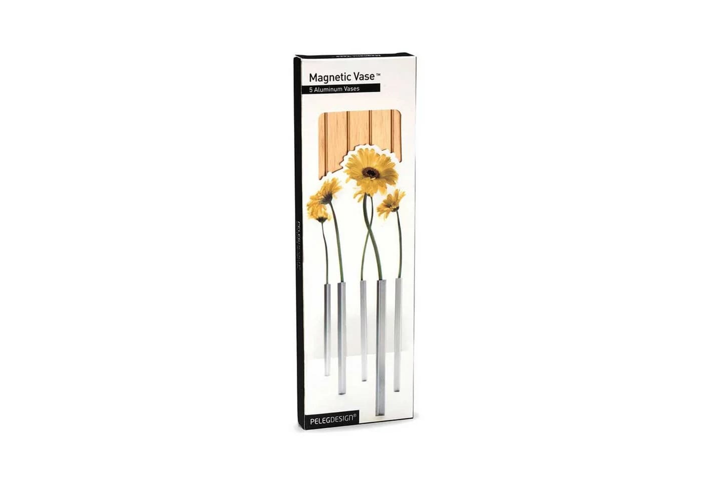 PELEG DESIGN® Magnetische Tischvase 5er Set Gold Aluminium - Bild 3