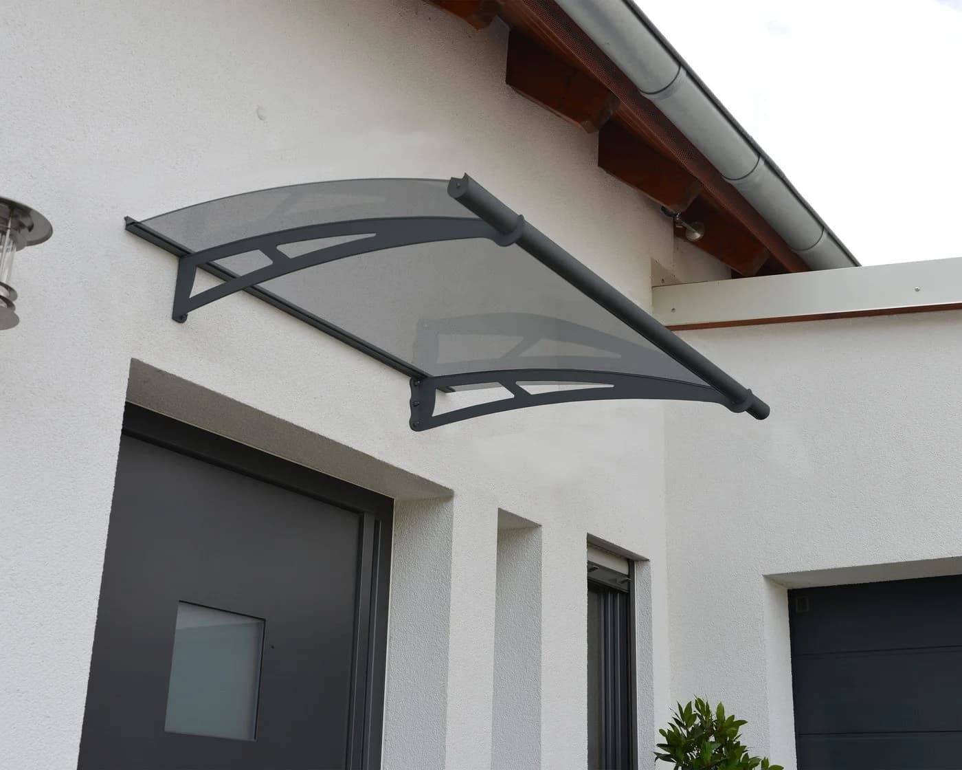 Palram Canopia Aquila Türvordach Solargrau Aluminium - Bild 5