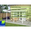 Palram Canopia Feria Terrassenüberdachung Weiß Aluminium Polycarbonat Bild 1