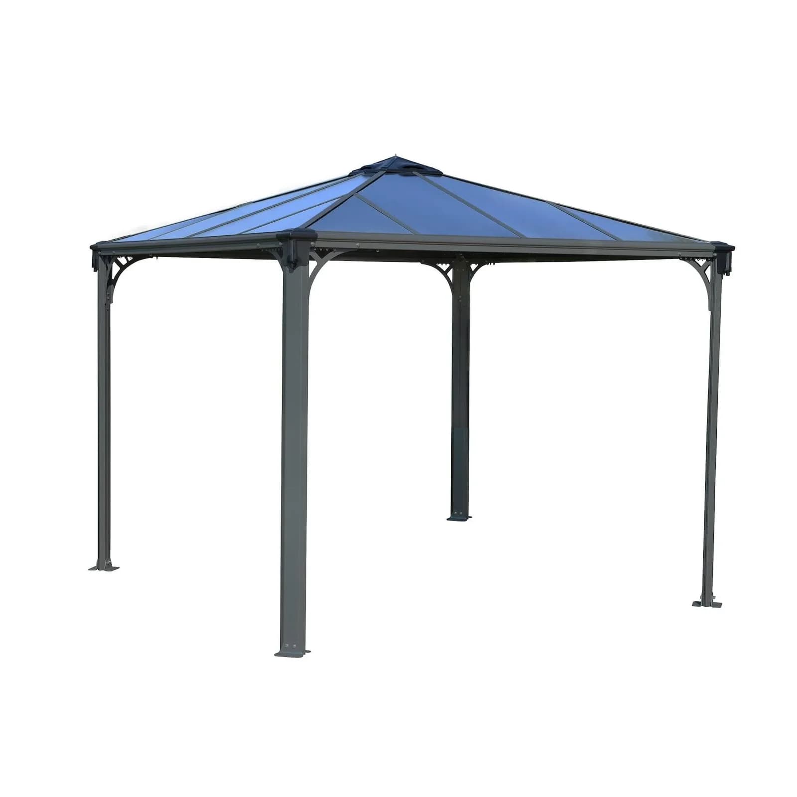 Pavillon Palermo Canopia Aluminium-Pavillon 3x3m Grau