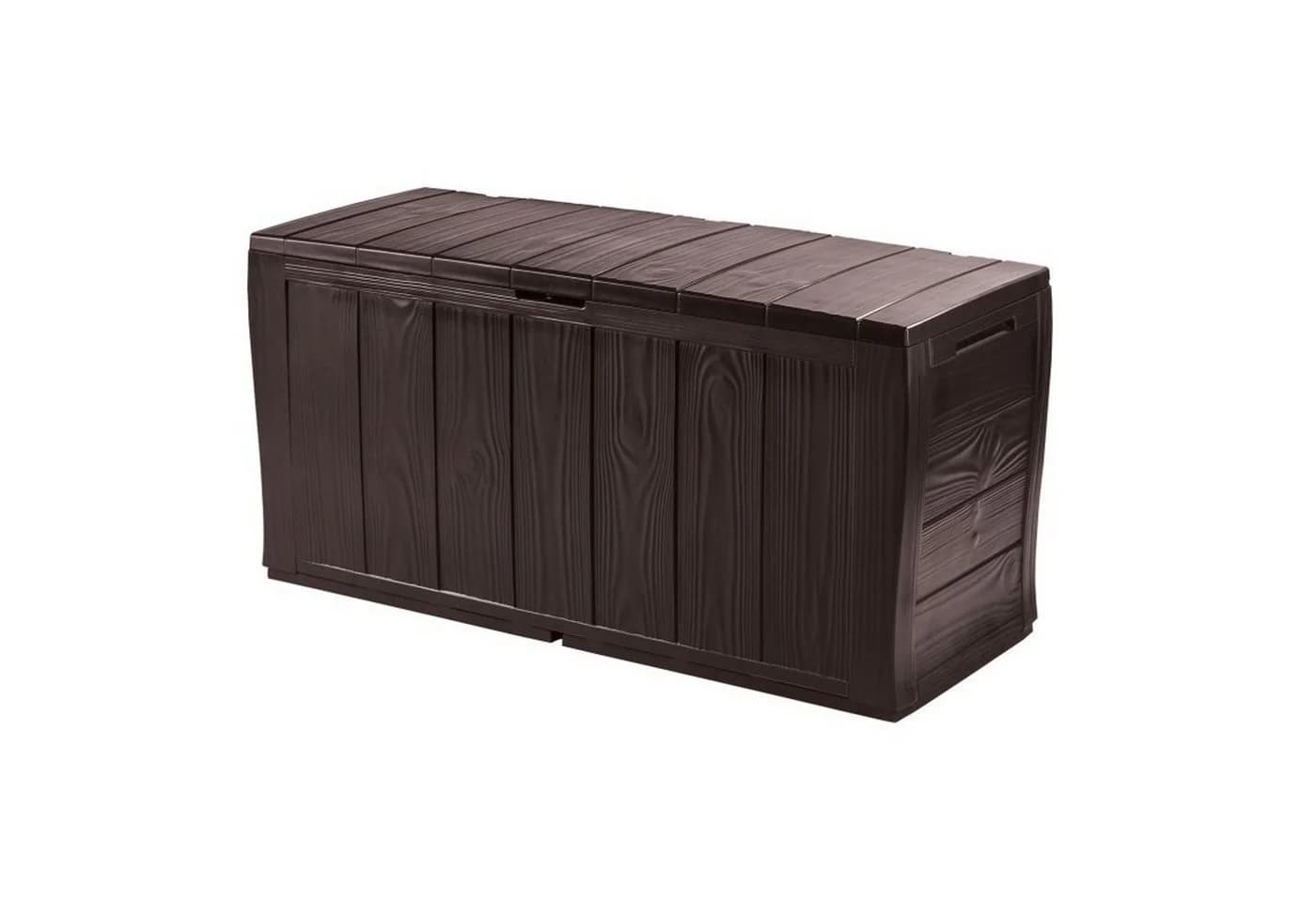 Keter Gartenbox 270L Aufbewahrung Holzoptik - Bild 2