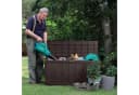 Keter Gartenbox 270L Aufbewahrung Holzoptik Bild 3
