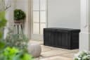 Keter Gartenbox Sherwood 270L Graphit Holzoptik UV-beständig Bild 5