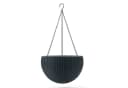 Keter Pflanzkübel 229544 Anthrazit Blumentopf mit Hängekette Rattanoptik Bild 2