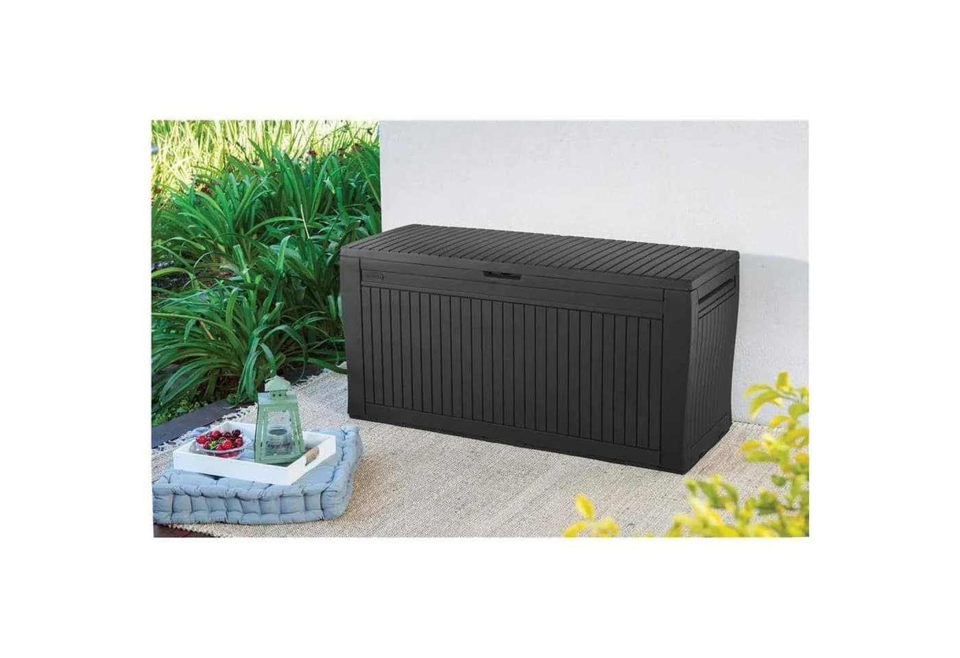 Keter Comfy Storage Box 270l Gartenbox Graphit