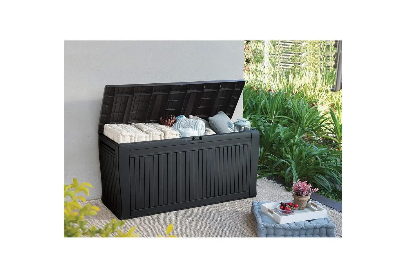 Keter Comfy Storage Box 270l Gartenbox Graphit - Bild 3