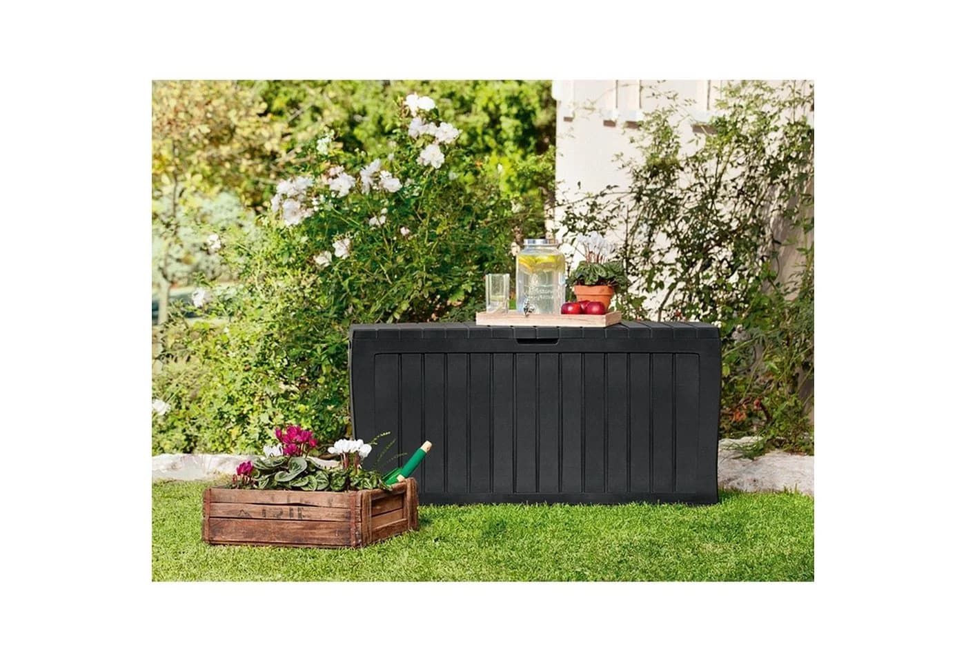 Keter Marvel Plus Auflagenbox 270L Anthrazit Gartenbox