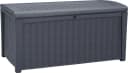 Keter Gartenbox Borneo Auflagenbox Anthrazit-Graphit mit Sitzfunktion Bild 1