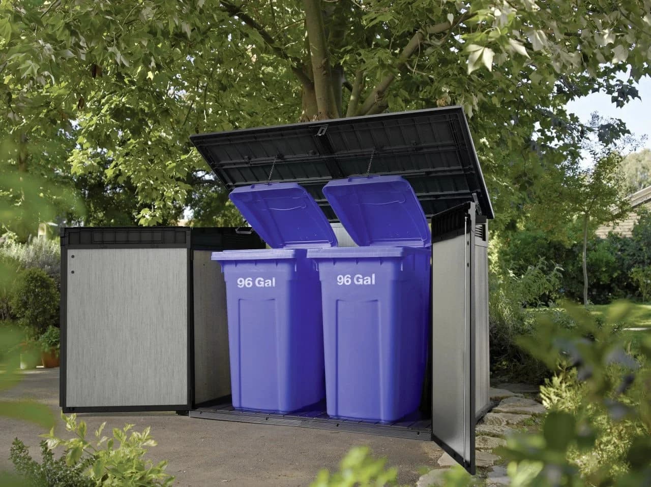 Keter Aufbewahrungsbox Grande Store 2100 L Grau - Bild 4